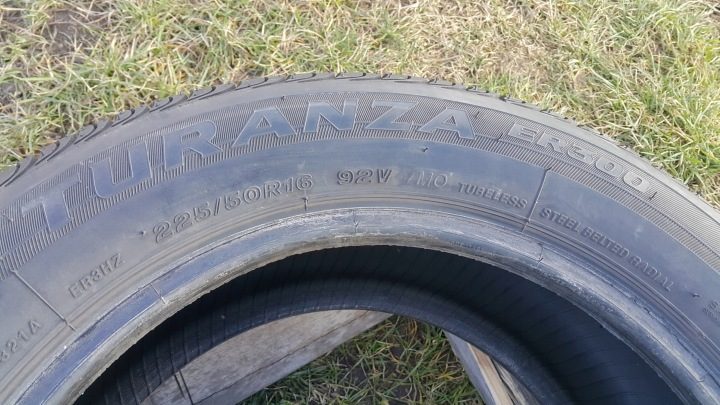 2× Шина летняя Bridgestone Turanza ER300 225/50R16 92 В MO - Mercedes-Benz, фото 8