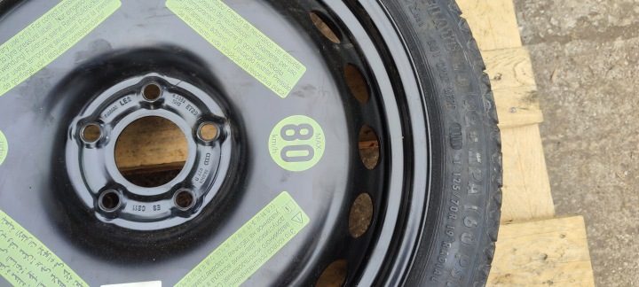 ДОКАТКА ЗАПАСКА AUDI A4 B8 A5 8T 125/70 4J R19 5X112 8K0601027D, фото 5