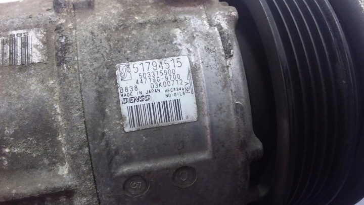 FIAT LINEA I 1.4 T-JET КОМПРЕССОР КОНДИЦИОНЕРА 51794515, фото 5