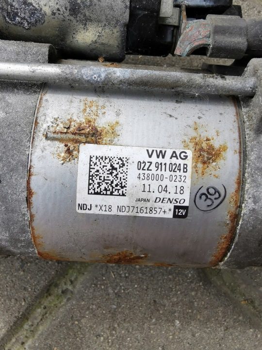 Skoda VW Audi 1.6 TDI стартер 02Z911024B, фото 2