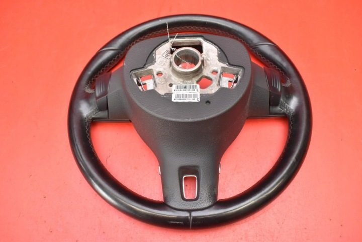 РУЛЬ КОЖАНЫЙ МУЛЬТИФУНКЦИОНАЛЬНЫЙ 3C8419091AP VW GOLF 6 VI 08-15, фото 2