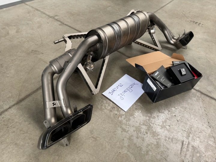 Выхлопная система, выхлоп, Audi r8 v10 Plus Akrapovic, фото 2