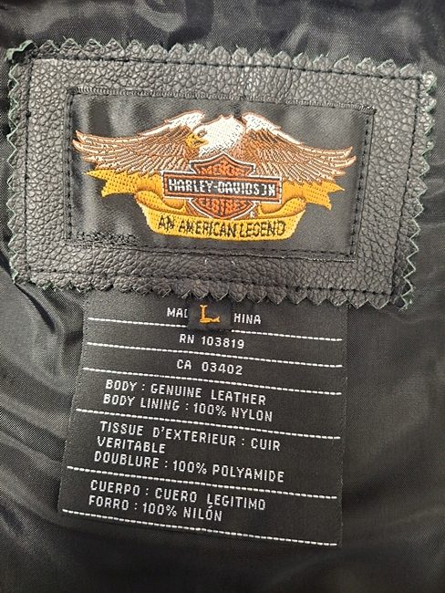 HARLEY DAVIDSON LEATHER KAZMIELKA МОТОЦИКЛЕТНЫЕ МУЖСКИЕ С КОЖА L, фото 8