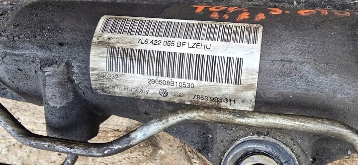 РУЛЕВОЙ МЕХАНИЗМ РУЛЕВАЯ РЕЙКА TOUAREG 7L0 7L РЕСТАЙЛИНГ 7L6422055BF, фото 4