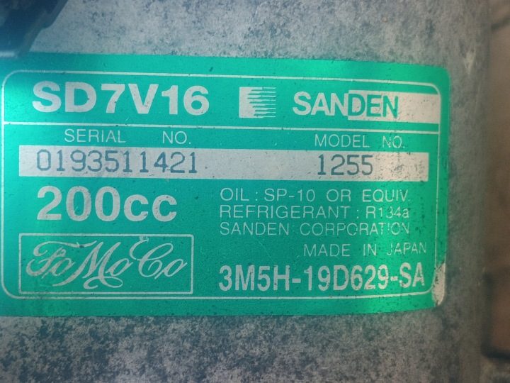 Компрессор кондиционера Mazda 3 1.6D Ford Volvo, фото 5