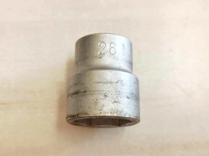 Насадка 1/2" 6-kątna RAHSOL No.15 26 мм, фото 2