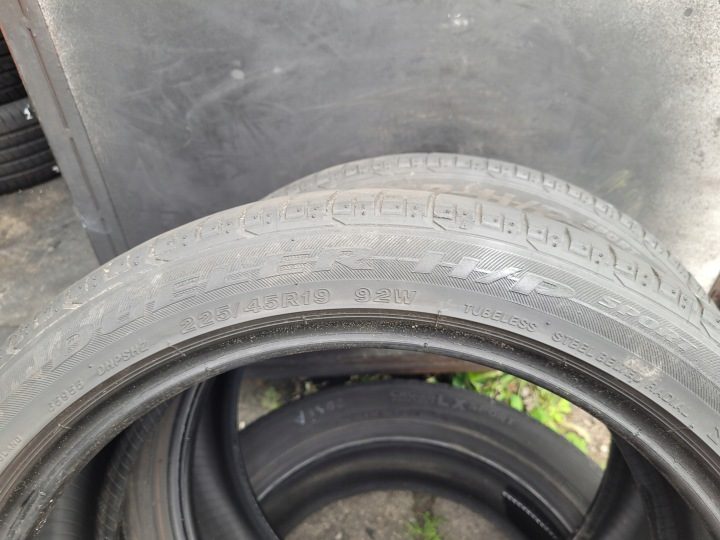 Шина летняя Bridgestone Dueler H/P Sport 225/45R19 92 Вт защита диска, фото 6