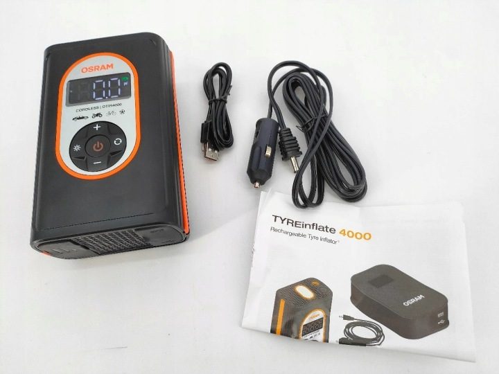 OSRAM TYREinflate 4000 Компрессор для Шин Беспроводной Ładowalny Авто Стоп, фото 3