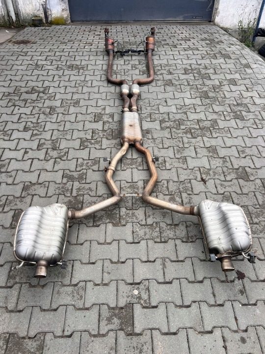 В СБОРЕ ВЫХЛОП Mercedes-Benz E550 5.5 V8 W207 A2074902721, фото 2