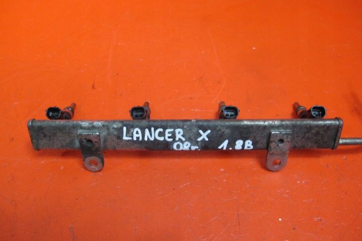 MITSUBISHI LANCER 8 VIII 10 X 07- 1.8 MIVEC 4B10 ТОПЛИВНАЯ РАМПА ФОРСУНКИ, фото 2