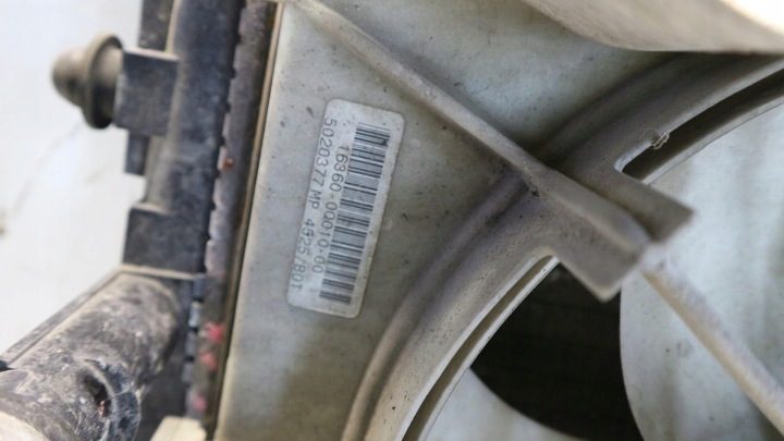 Радиатор охлаждения Peugeot 107 1.0 16360-0Q010 867560000 1641000010 #, фото 4