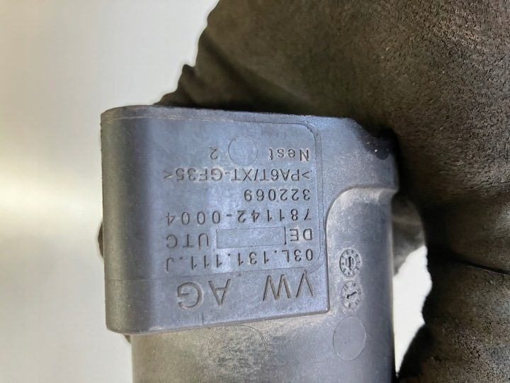 Труба патрубок турбины турбо 1.6 TDI CAYC Octavia 2 II 03L131111J, фото 3