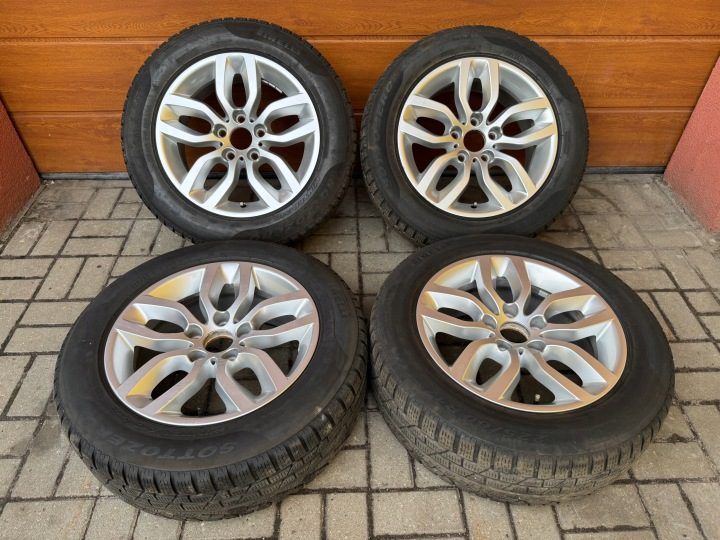 КОЛЕСА ДИСКИ ШИНЫ ЗИМНИЕ BMW X3 F25 7.5J 17" ET32 5x120 PIRELLI 225/60/R17, фото 1
