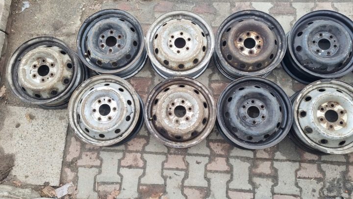 Штампованный диск Iveco OE R1-1913 Iveco Daily 07.14r. - 6.5" x 16" 6x125 ET 68, фото 2