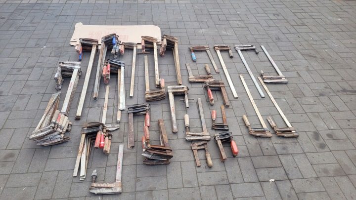 СТРУБЦИНА ŚCISKI СТОЛЯРНАЯ STOLARSKIE 200X50 колодки с żeliwa ciągliwego, фото 2