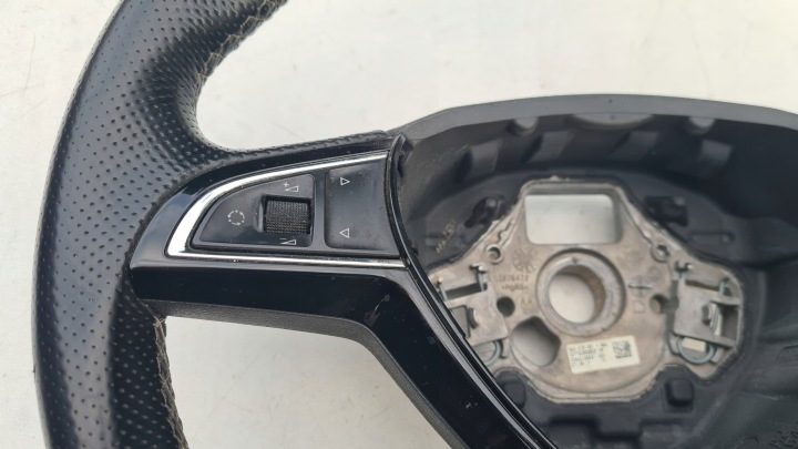 РУЛЬ КОЖА PERFOROWANA МУЛЬТИ SKODA OCTAVIA III RS 5E0419091K, фото 4