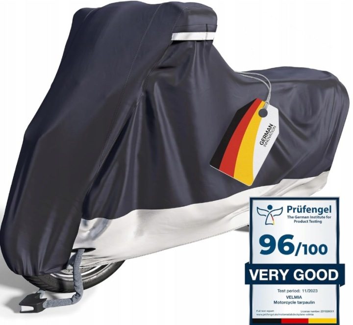 Velmia Чехол на Мотоцикл ODPORNY ДЛЯ 300° Тепла Черно Серый 205x90x120, фото 1