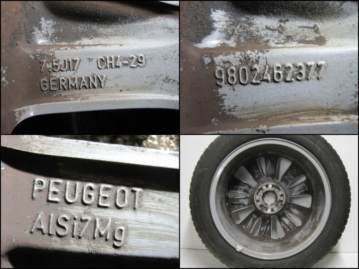 Колеса диски шины PEUGEOT 3008 I R17 M+S 5 6 мм, фото 12