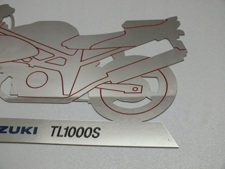 ЛОГОТИП GRAWEROWANE ЭМБЛЕМА OBRAZ OZDOBA SUZUKI TL 1000 S TL1000S, фото 3