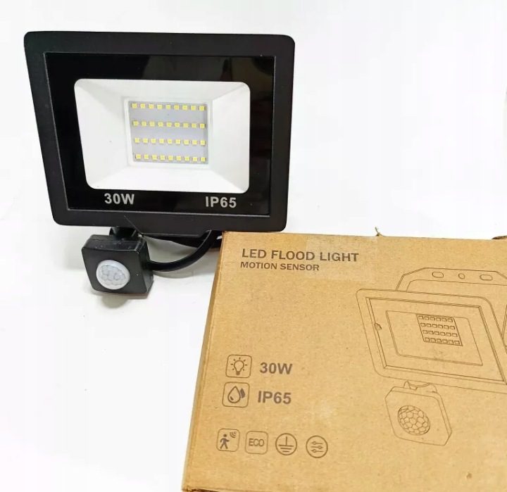 ПРОТИВОТУМАННАЯ ФАРА Прожектор ДАТЧИК движения ФОНАРЬ LED 50W IP66 6000K Flood Light, фото 1