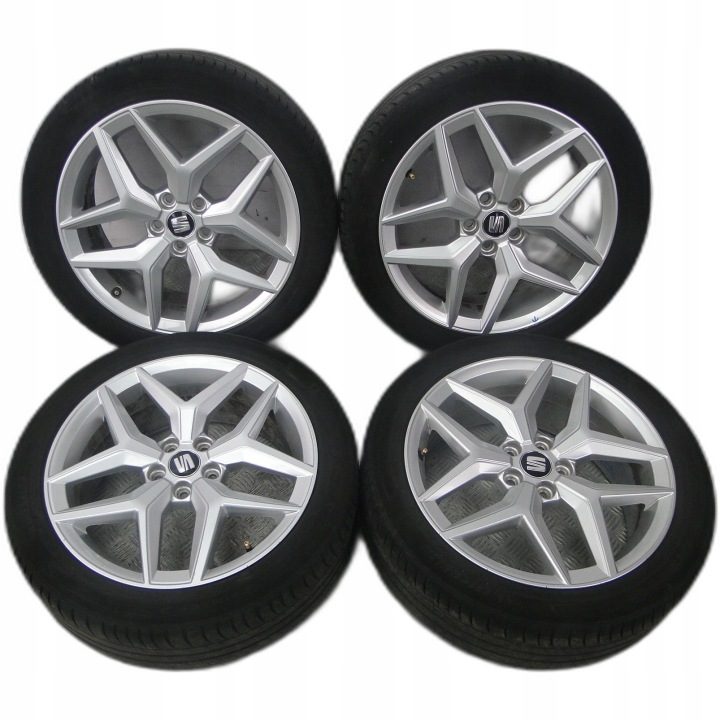 КОЛЕСА ДИСКИ SEAT IBIZA 6F0601025C 7.5" x 17" 5x100 ET 51, фото 1