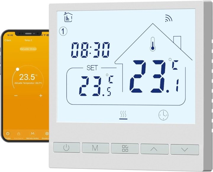 Регулятор pokojowy BEOK CONTROLS TOL47WIFI-EP, фото 1
