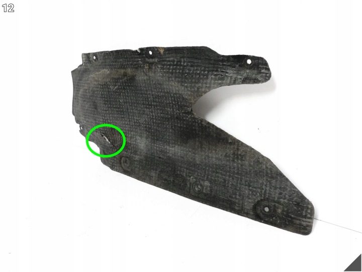 BMW G11 G12 G14 G15 G16 G30 G31 G32 ЗАЩИТА ЛЕВАЯ ТЕПЛОВАЯ ДНИЩА ВЫХЛОПА, фото 13