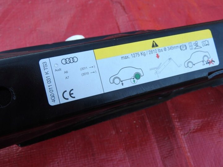 Домкрат Автомобильный AUDI A6 C7 A7 4G 4G0011031K Оригинал OE, фото 3