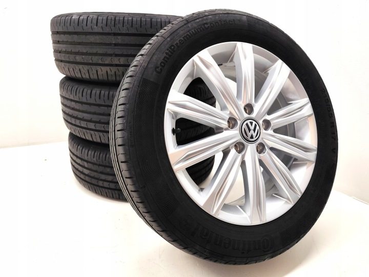VW TOURAN КОЛЕСА ЛИТЫЕ ДИСКИ 17" 5TA601025D 215/55 R17 КОМПЛЕКТ, фото 1