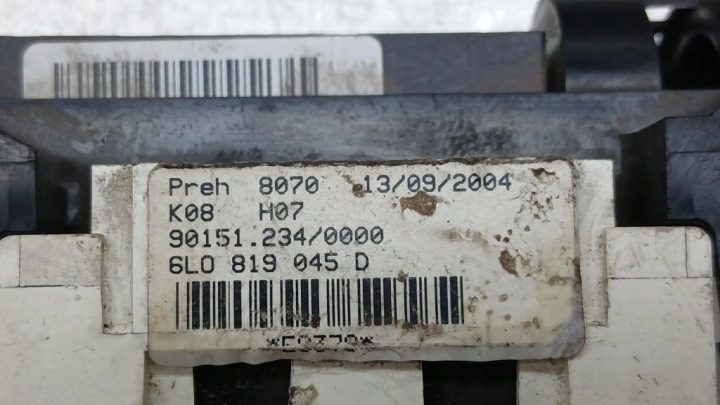 БЛОК УПРАВЛЕНИЯ КЛИМАТОМ SEAT CORDOBA 1.4B 04 г. 6L0819045D, фото 7