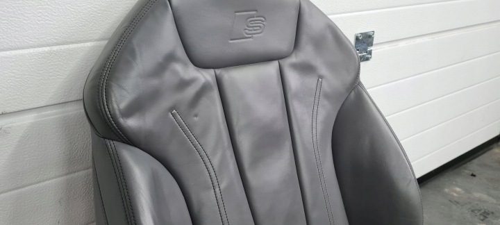 A5 8W ПОДУШКА СИДЕНЬЯ ОБШИВКА КОЖА S-LINE ZN АНТРАЦИТОВАЯ 8W0881405G A4 B9 8W, фото 3