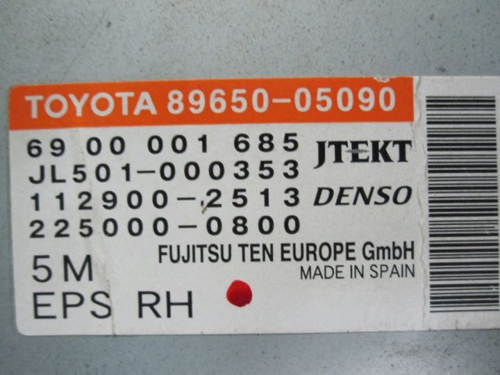 TOYOTA AVENSIS T27 III 10 г. блок управления ЭУР руля 89650-05090, фото 4