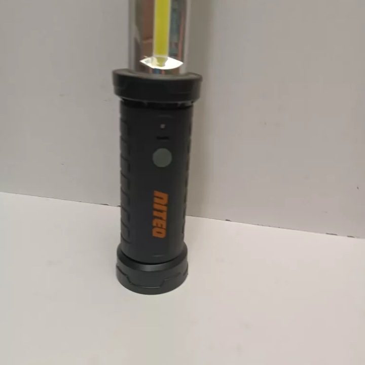 Фонарик гаражный магнит и крюк LED USB 5W темно-синий, фото 4