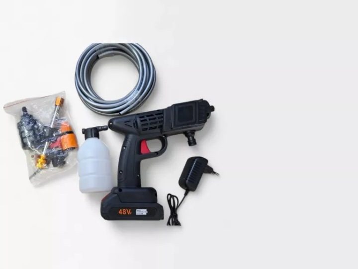 БЕСПРОВОДНАЯ МОЙКА ВЫСОКОГО ДАВЛЕНИЯ 6W1 DYZA 2xBATERIA ДЛЯ АВТОМОБИЛЕЙ, фото 1