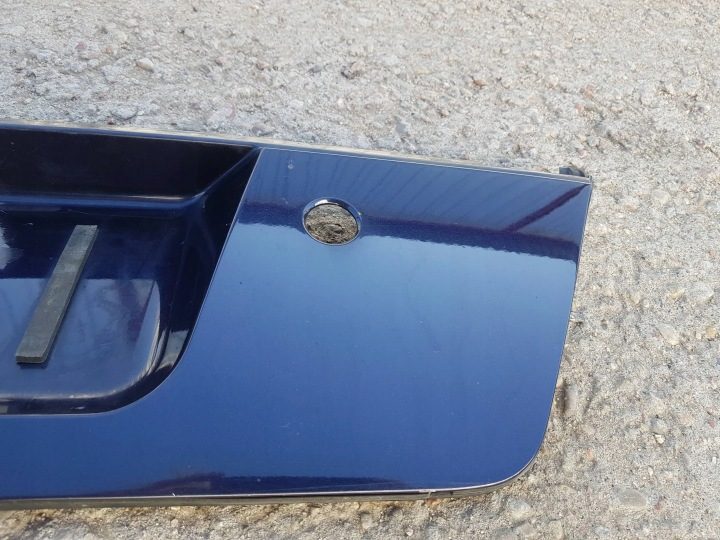 Накладка пластик молдинг крышки задний orientblau e38 дорестайлинг 8 150 379BMW 7 E38, фото 5