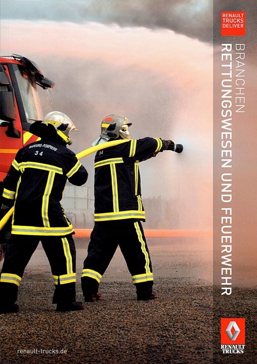 РЕКЛАМНЫЙ БУКЛЕТ № 1311 - RENAULT BRANCHE RETTUNGSWESEN UND FEUERWEHR, фото 1