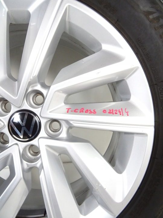 VW T-CROSS КОЛЕСА ЛИТЫЕ ДИСКИ ШИНЫ BRIDGESTONE 205/60R16 2GM601025S ЛЕТО, фото 8