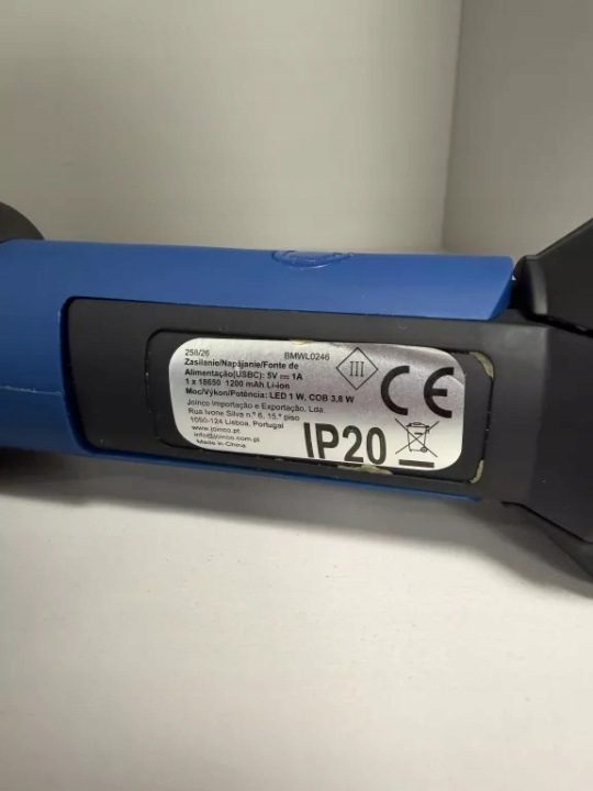 Фонарик гаражный LED аккумулятор Li-Ion USB-C магнит крюк BMWL0246, фото 3