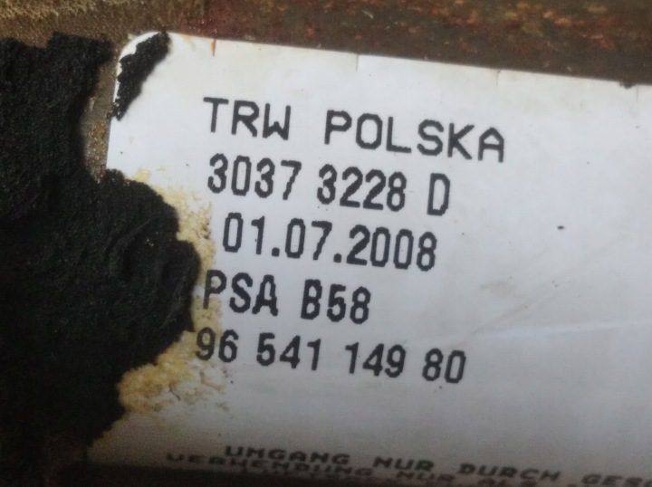 Шторка боковая Airbag левый правый Citroen C4 Grand Picasso I, фото 3