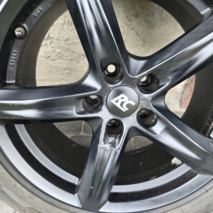 ЛИТЫЕ ДИСКИ BROCK RC 17 ET35 AUDI A4 A5 ЗИМНИЕ ШИНЫ 7 мм 2019 г., фото 9