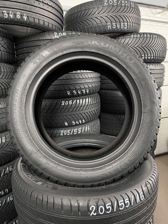 Шина всесезонная Kumho Solus HA31 205/55R16 91 H сцепление на снегу (3PMSF), фото 3