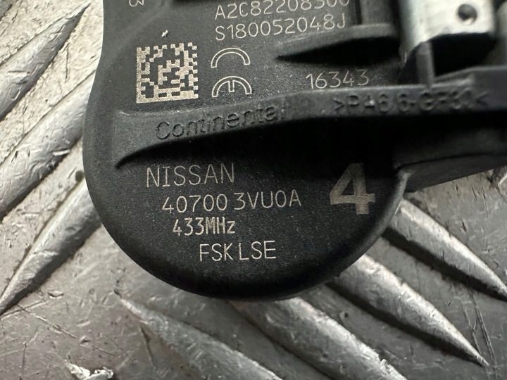 Nissan датчики давления шин Tpms комплект 40700-3VU0A, фото 12