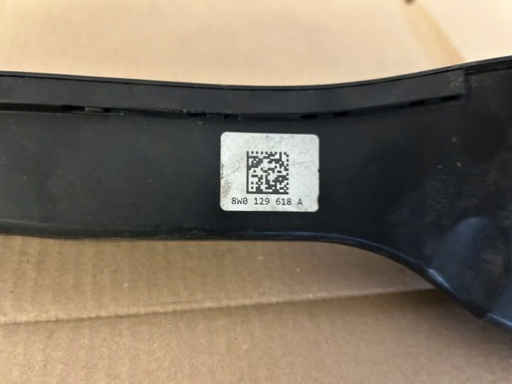 ВОЗДУХОВОД ВОЗДУШНЫЙ ПАТРУБОК AUDI A4 B9 A5 8W0129618A, фото 3