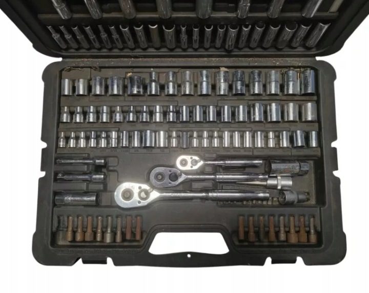 Комплект торцевых головок Stanley 201 элементов с grzechotkami Quick Release, фото 5