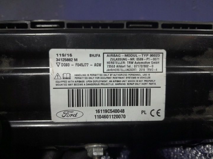 FORD MONDEO MK5 ПАНЕЛЬ КОНСОЛЬ ПОДУШКИ РЕМНИ EU, фото 13
