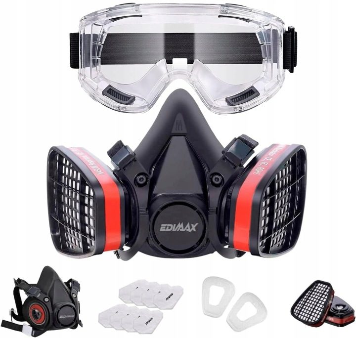 Капот przeciwgazowa Edimax HALF FACE MASK полумаска, фото 1