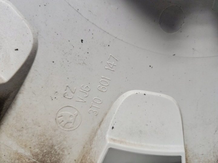 Колпак Skoda OE Оригинальный 16" серебристый, фото 3