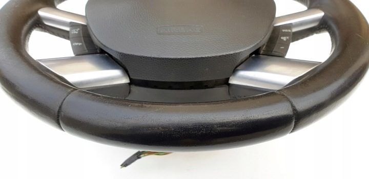 Ford Focus 2 II Focus C-MAX mk1 руль кожа кожаная airbag шлейф, фото 6