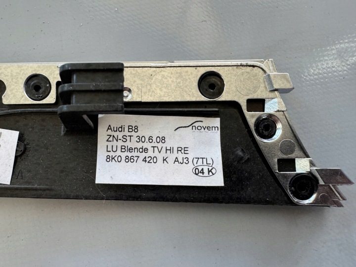 МОЛДИНГИ ДЕКОРАТИВНЫЕ DEKORACJE ДЕРЕВО AUDI A5,8T SPORTBACK AJ3 4K0867410K, фото 7