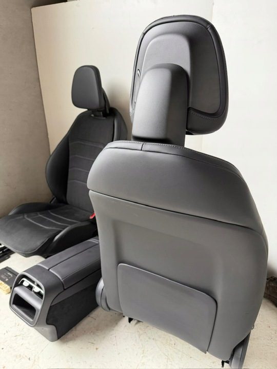 ИДЕАЛЬНЫЕ СИДЕНЬЯ КОМПЛ. ОБШИВКИ + МОДУЛИ С ПОДОГРЕВОМ MERCEDES W214 АЛЬКАНТАРА 25 г. 1, фото 9